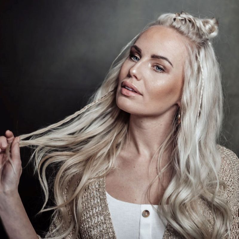 model portret fotografie met kapsel gedaan door kapster in enschede